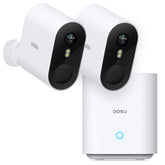 AOSU 3MP Battery Duo Security Camera Kit